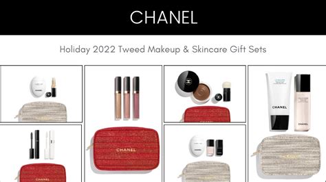 chanel gift set make up|Chanel tweed gift set 2022.